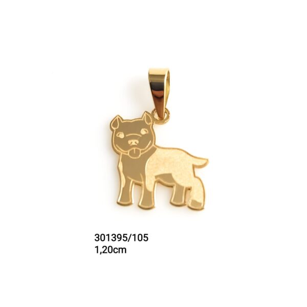 Pingente Pet Pit Bull em ouro 18k - 301395/105